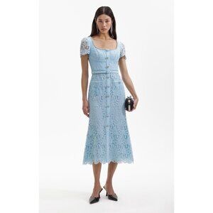 Self-Portrait Blue Lace